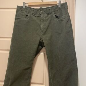 Brooks Brothers olive green cords W36 L32